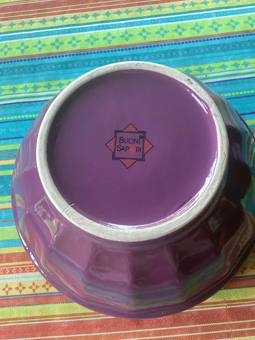 Buoni Sapori Mixing/Serving Bowl- Eggplant Purple
